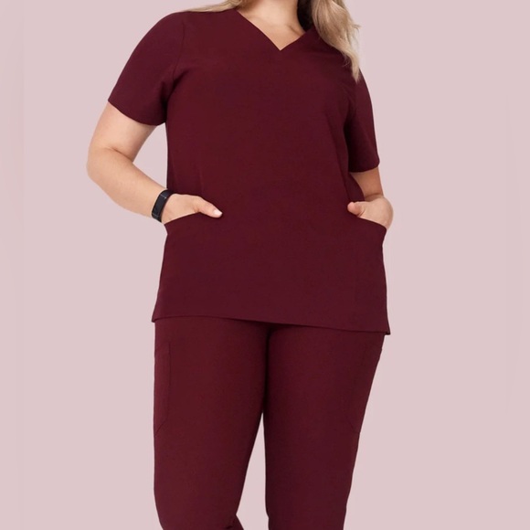 Mandala Pants - NWT - Mandala Scrub Set - Medium - Wine